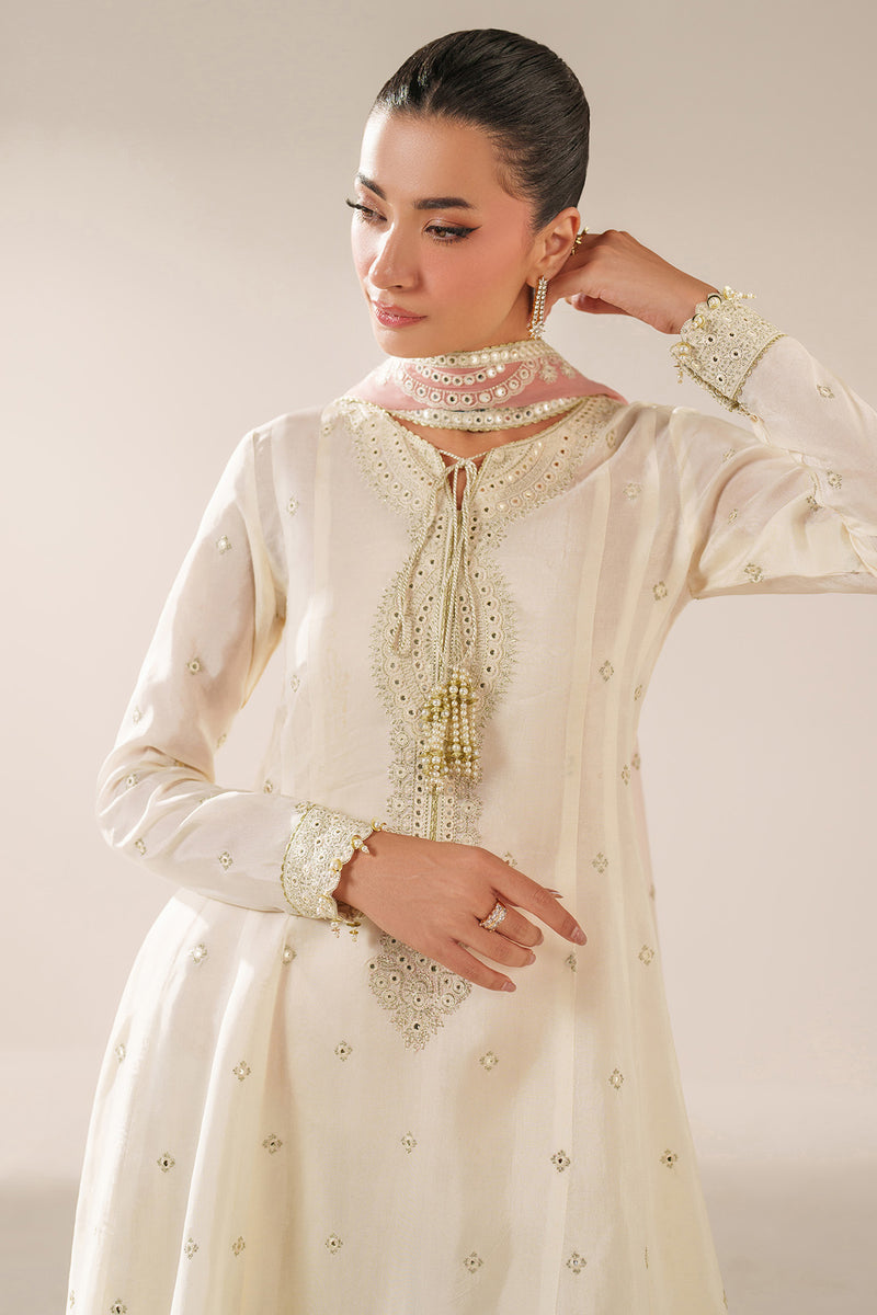 Jazmin 3 Piece Custom Stitched Suit - White - LB30653
