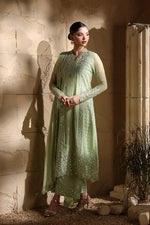 Azure 3 Piece Custom Stitched Suit - Green - LB31079