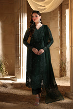 Azure 3 Piece Custom Stitched Suit - Green - LB31074