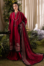 Gul Ahmed 3 Piece Custom Stitched Suit - Red - LB31211