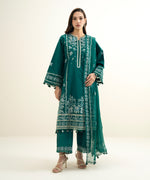 Sapphire 3 Piece Custom Stitched Suit - Green - LB31560
