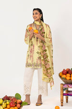 Sana Safinaz 2 Piece Custom Stitched Suit - Yellow - LB31133
