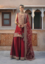 Kanwal Malik 3 Piece Pret Suit - Red - LB30765