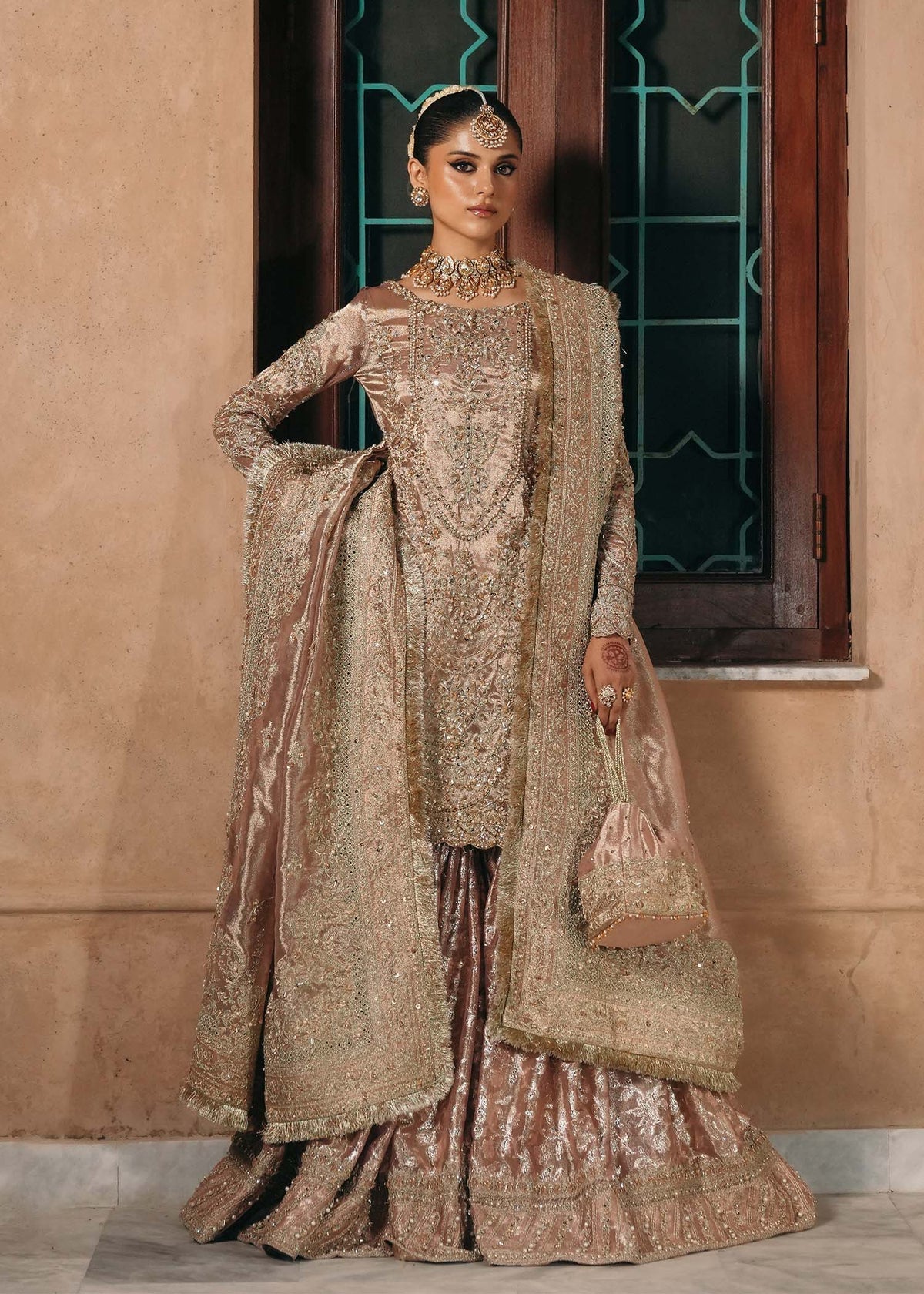 Kanwal Malik 3 Piece Pret Suit - Pink - LB30762