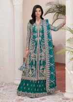 Kanwal Malik 3 Piece Pret Suit - Green - LB30348