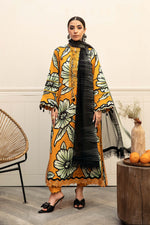 Maria.B 3 Piece Custom Stitched Suit - Mustard - LB30285