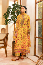 Maria.B 3 Piece Custom Stitched Suit - Yellow - LB30288