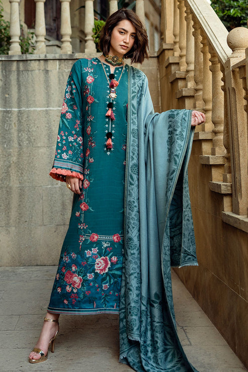 Mushq 3 Piece Custom Stitched Suit - Green - LB288975