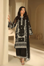 Azure 3 Piece Custom Stitched Suit - Black - LB31141