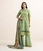 Sapphire 3 Piece Custom Stitched Suit - Green - LB31272