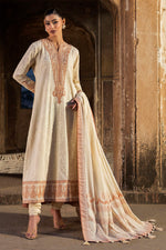 Gul Ahmed 3 Piece Custom Stitched Suit - Beige - LB31202