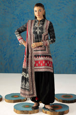 Gul Ahmed 3 Piece Custom Stitched Suit - Black - LB31364