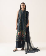 Sapphire 3 Piece Custom Stitched Suit - Black - LB31304