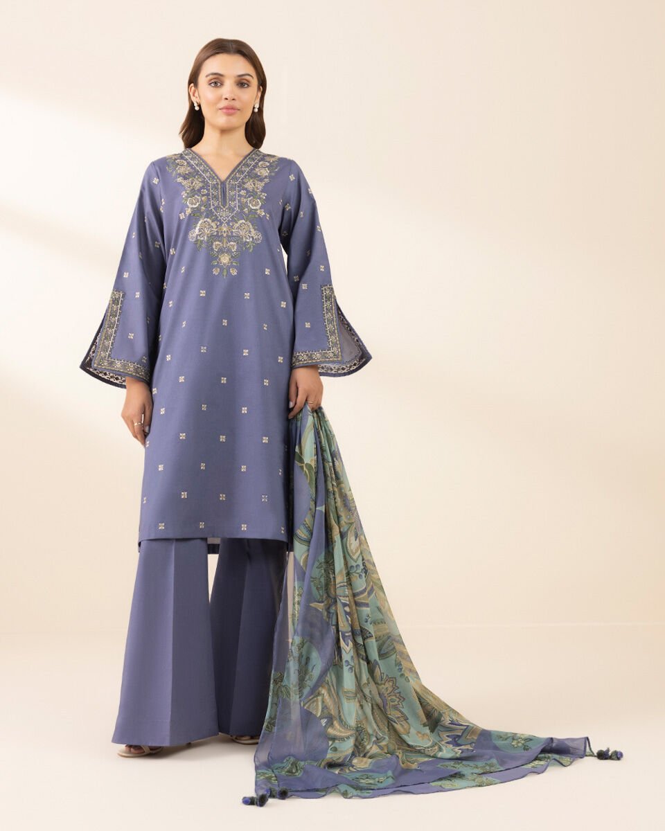 Sapphire 3 Piece Custom Stitched Suit - Purple - LB30173