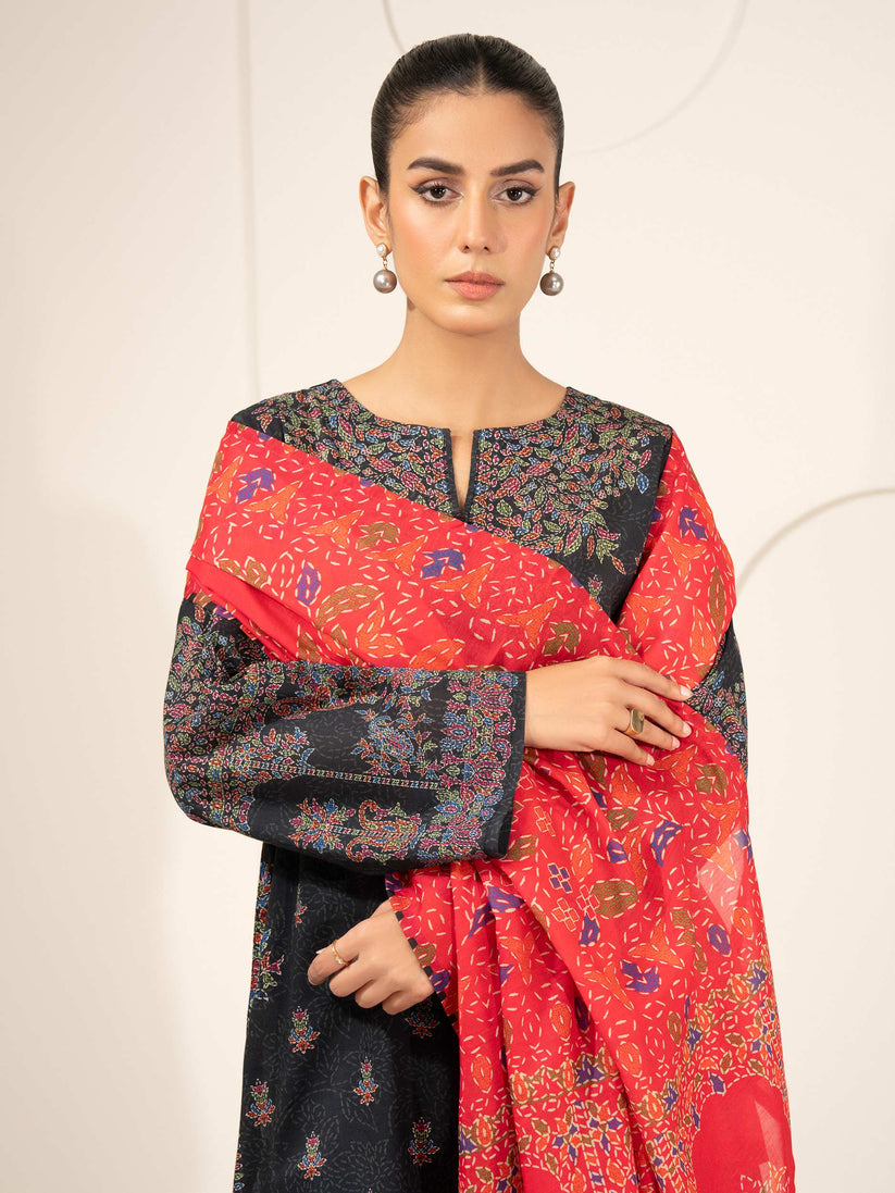 Limelight 3 Piece Custom Stitched Suit - Black - LB29888
