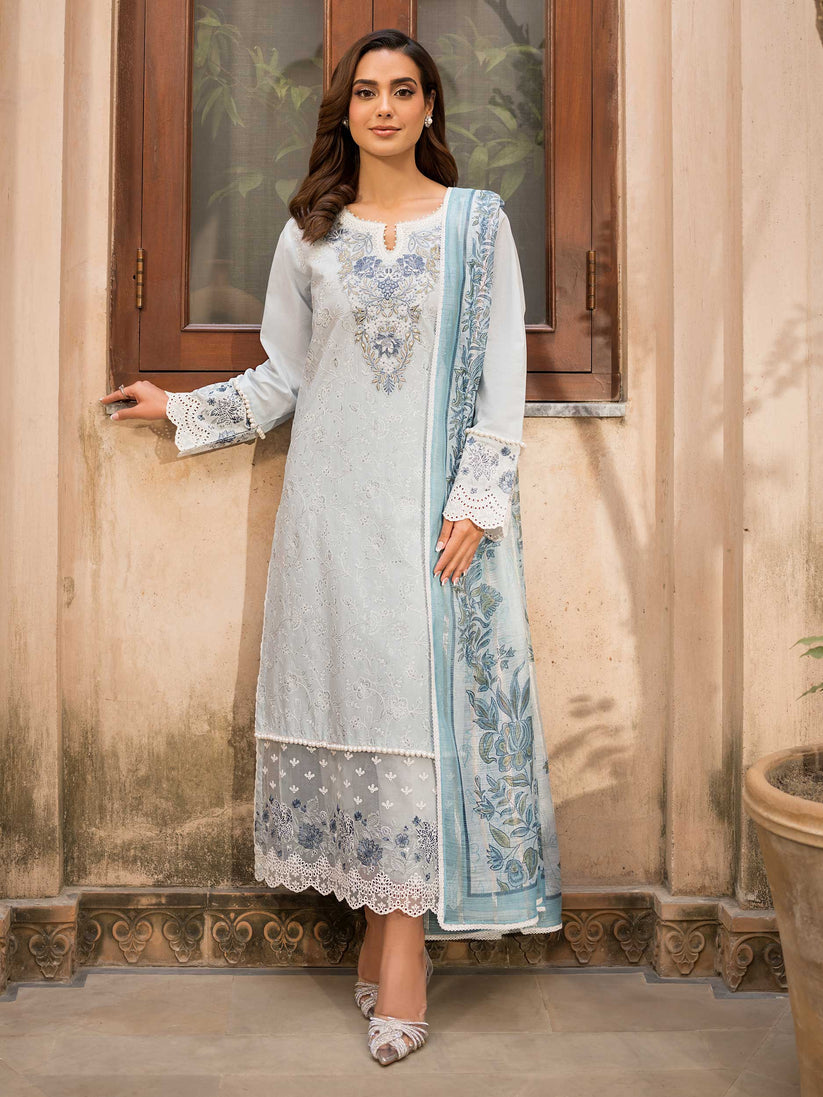 Limelight 3 Piece Custom Stitched Suit - Blue - LB29643