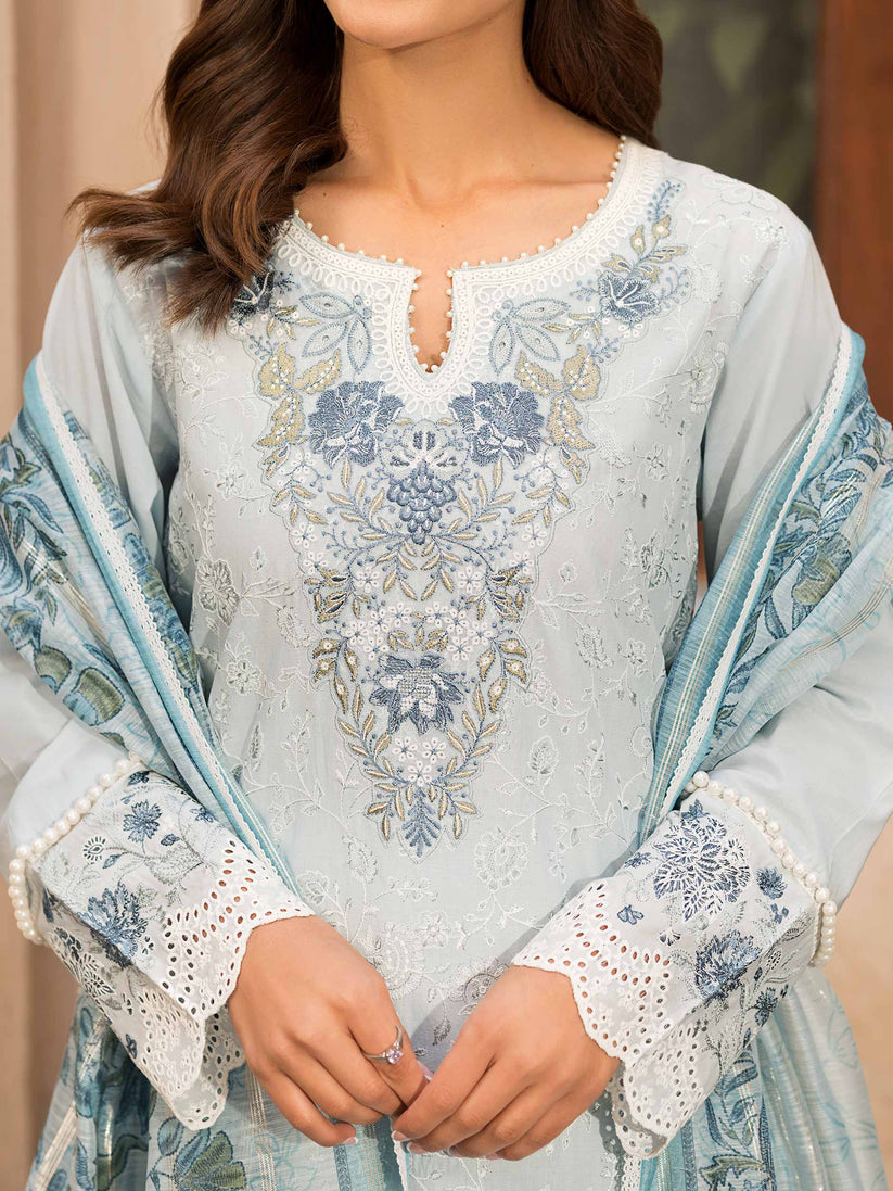 Limelight 3 Piece Custom Stitched Suit - Blue - LB29643