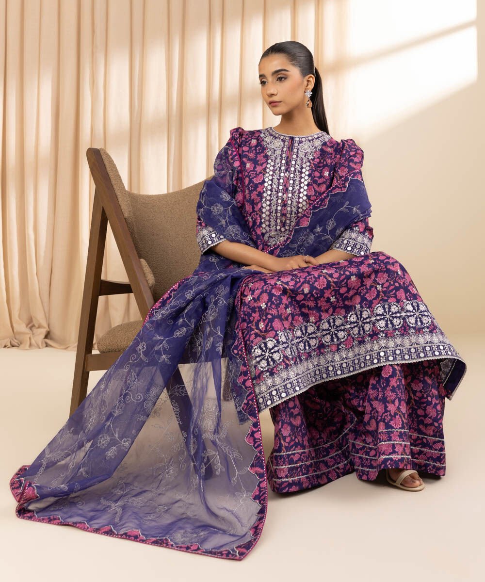 Sapphire 3 Piece Custom Stitched Suit - Blue - LB30169