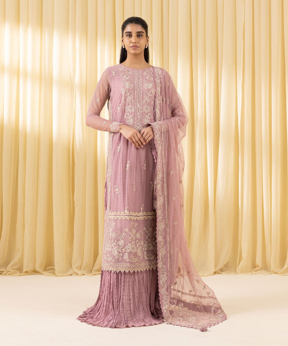 Sapphire 3 Piece Custom Stitched Suit - Pink - LB30180