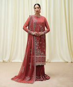 Sapphire 3 Piece Custom Stitched Suit - Red - LB30803
