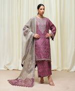 Sapphire 3 Piece Custom Stitched Suit - Purple - LB30851