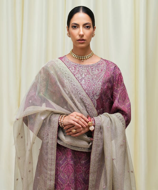 Sapphire 3 Piece Custom Stitched Suit - Purple - LB30851