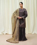 Sapphire 3 Piece Custom Stitched Suit - Black - LB30798