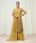 Sapphire 3 Piece Custom Stitched Suit - Yellow - LB30814