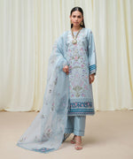 Sapphire 3 Piece Custom Stitched Suit - Blue - LB30821