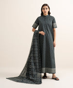 Sapphire 3 Piece Custom Stitched Suit - Black - LB31302