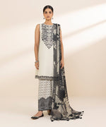 Sapphire 3 Piece Custom Stitched Suit - Off White - LB30567