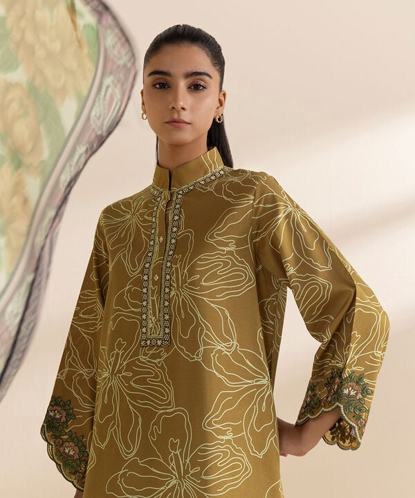 Sapphire 3 Piece Custom Stitched Suit - Mustard - LB30109
