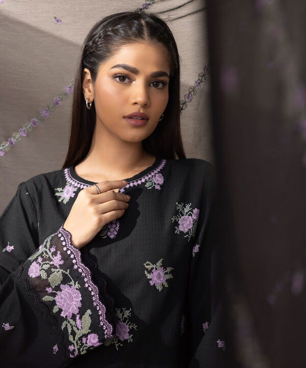 Sapphire 3 Piece Custom Stitched Suit - Black - LB30104