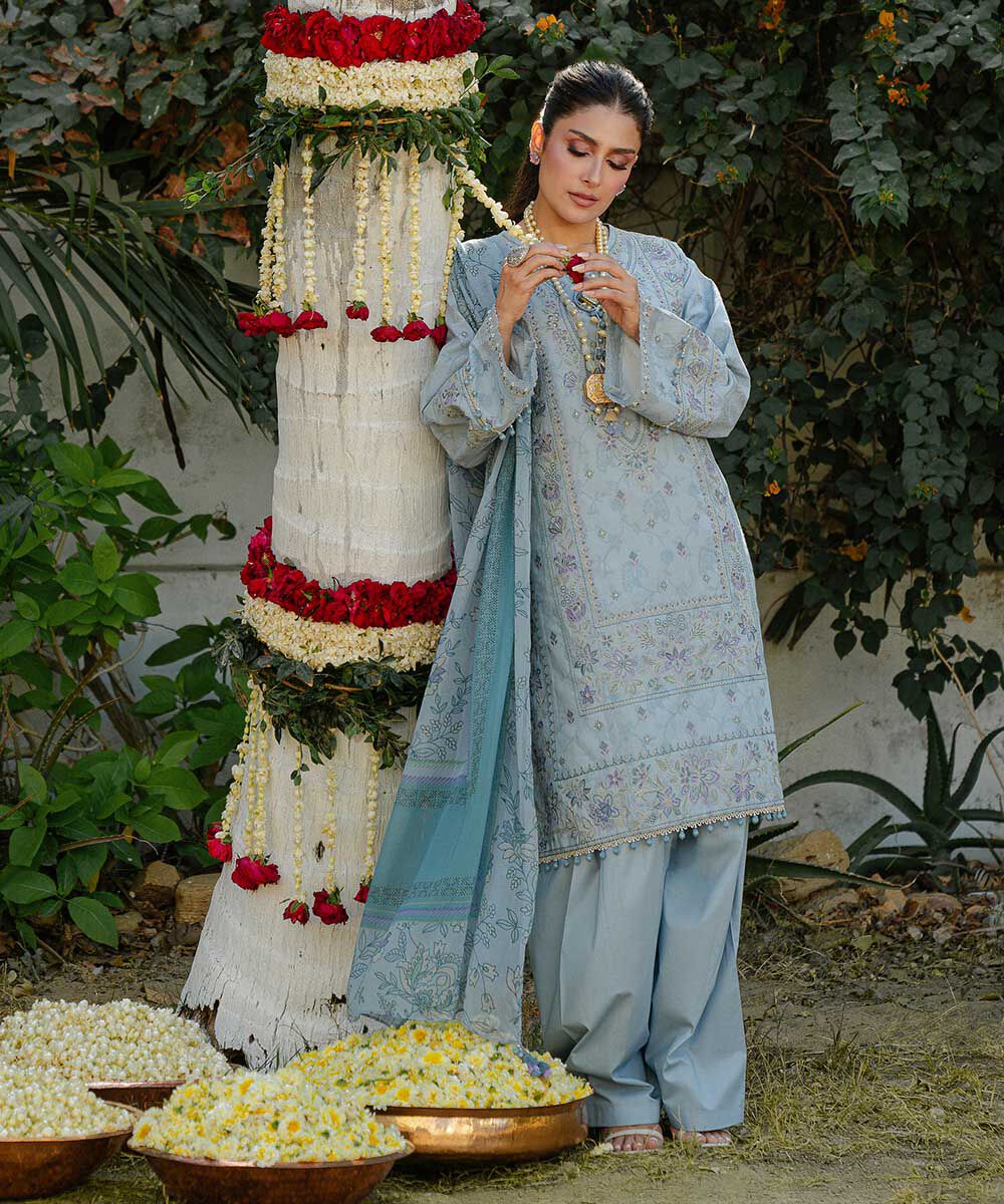 Sapphire 3 Piece Custom Stitched Suit - Blue - LB30138