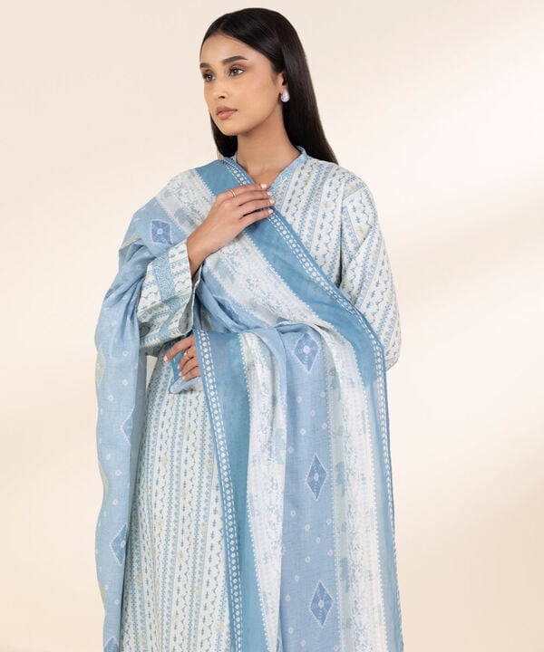 Sapphire 3 Piece Custom Stitched Suit - Blue - LB30086