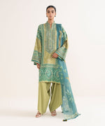 Sapphire 3 Piece Custom Stitched Suit - Green - LB30746