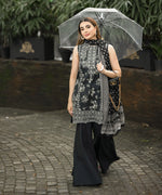 Sapphire 3 Piece Custom Stitched Suit - Black - LB30708