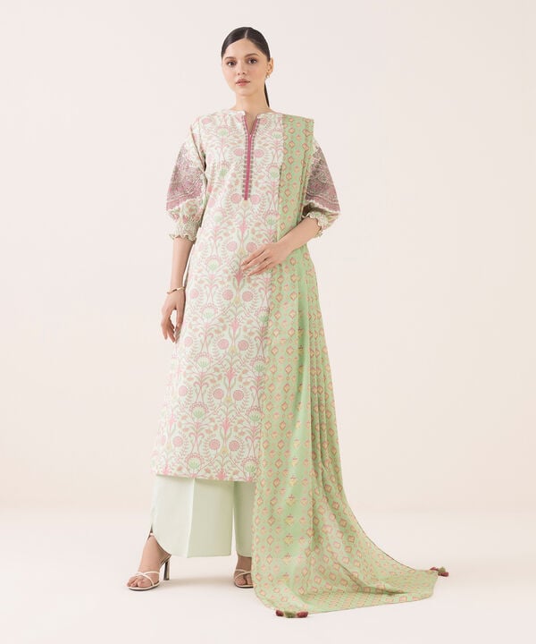 Sapphire 3 Piece Custom Stitched Suit - Off White - LB30712
