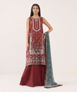 Sapphire 3 Piece Custom Stitched Suit - Red - LB30724