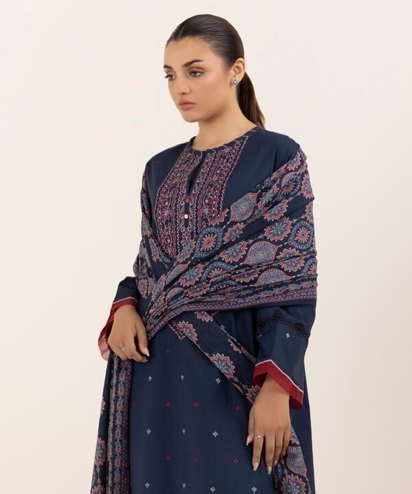 Sapphire 3 Piece Custom Stitched Suit - Blue - LB30715