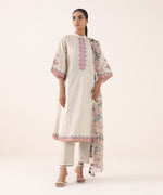 Sapphire 3 Piece Custom Stitched Suit - Off White - LB30872