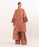 Sapphire 3 Piece Custom Stitched Suit - Peach - LB30858