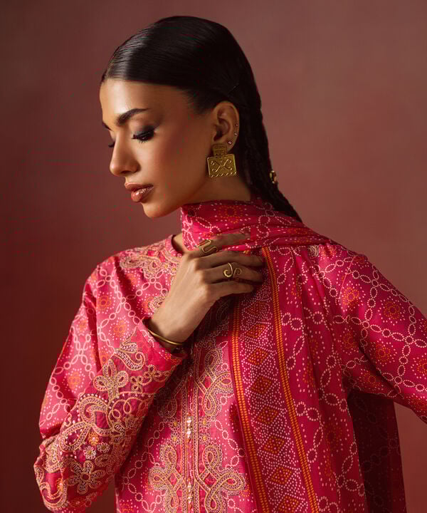 Sapphire 3 Piece Custom Stitched Suit - Pink - LB30604