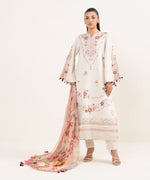 Sapphire 3 Piece Custom Stitched Suit - Off White - LB30848