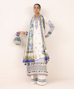 Sapphire 3 Piece Custom Stitched Suit - Off White - LB30843