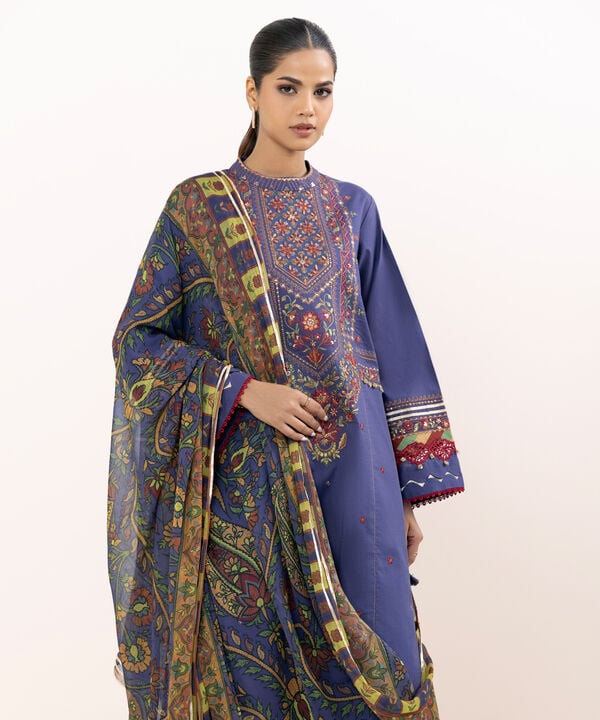 Sapphire 3 Piece Custom Stitched Suit - Blue - LB30835