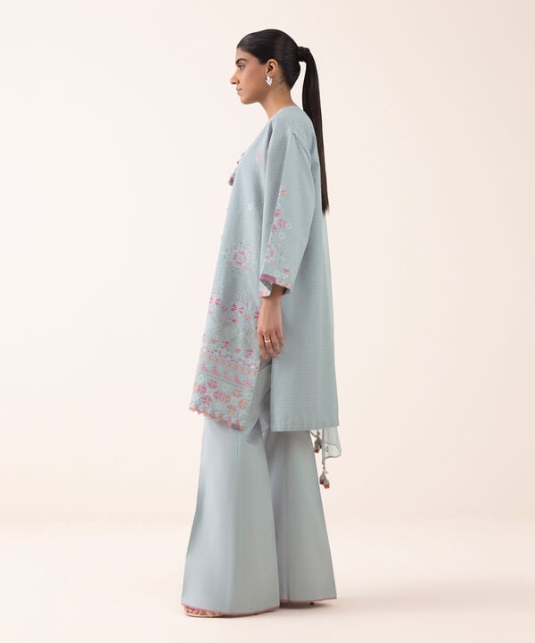 Sapphire 3 Piece Custom Stitched Suit - White - LB30630