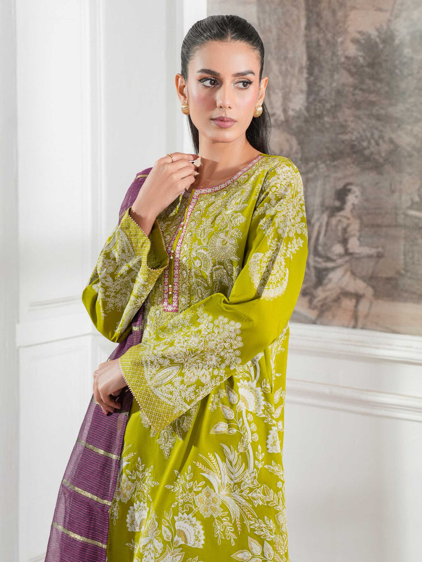 Limelight 3 Piece Custom Stitched Suit - Green - LB29896