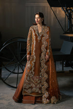 Afrozeh 3 Piece Custom Stitched Suit - Rust - LB31094