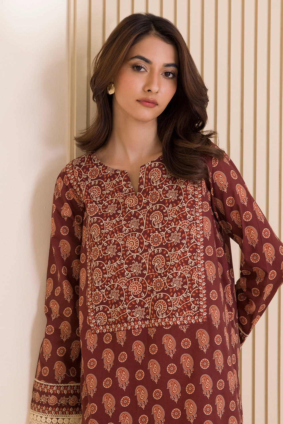 Zellbury 2 Piece Custom Stitched Suit - Brown - LB31046